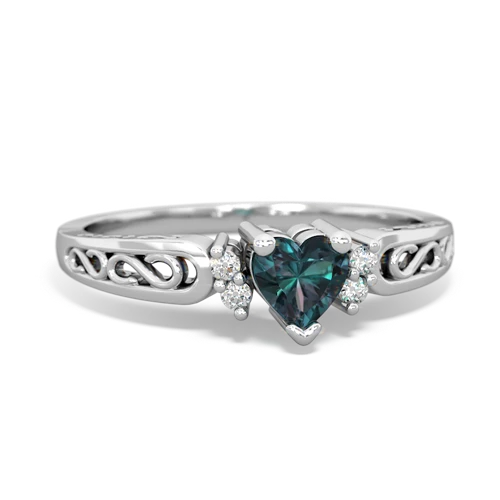 alexandrite petite ring