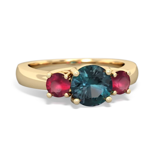 alexandrite-ruby timeless ring