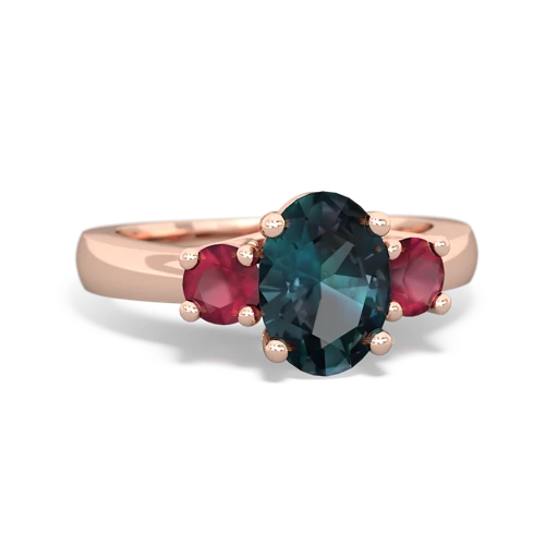 alexandrite-ruby timeless ring