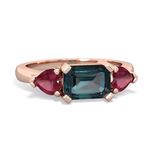 alexandrite-ruby timeless ring