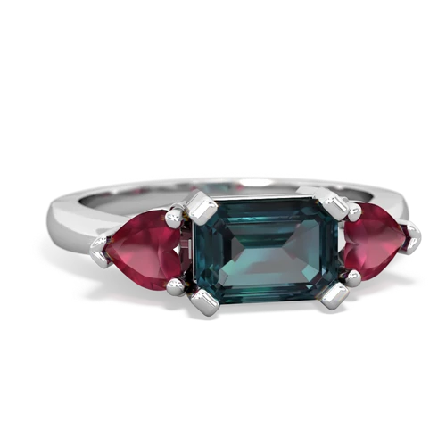 alexandrite-ruby timeless ring