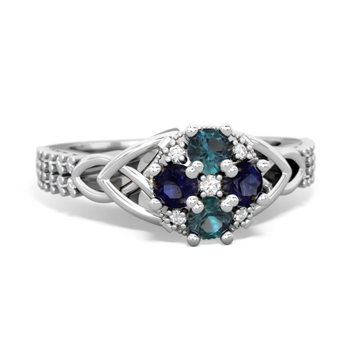 alexandrite-sapphire engagement ring