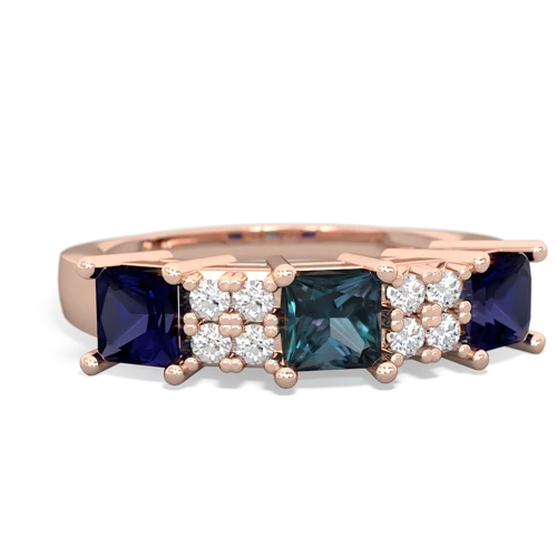 alexandrite-sapphire timeless ring