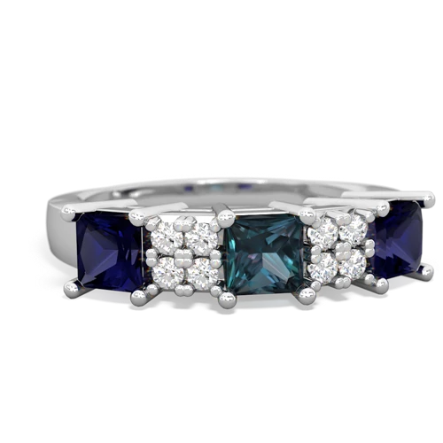 alexandrite-sapphire timeless ring