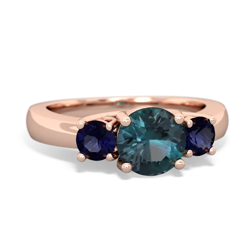 alexandrite-sapphire timeless ring