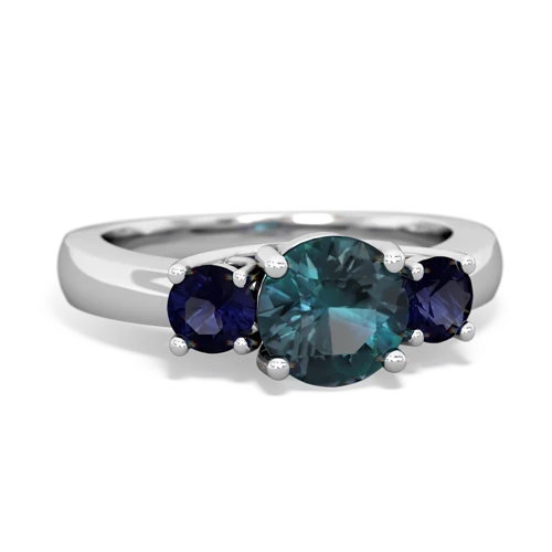 alexandrite-sapphire timeless ring