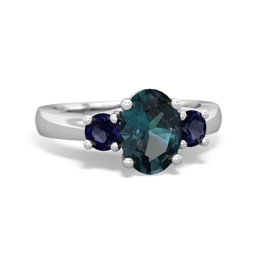 alexandrite-sapphire timeless ring