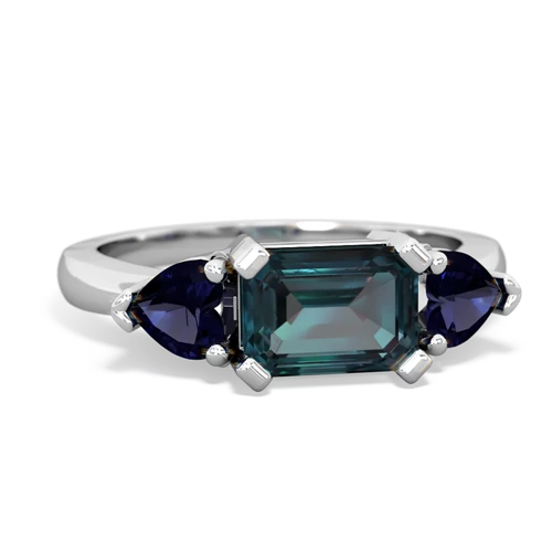 alexandrite-sapphire timeless ring