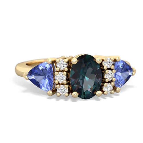 alexandrite-tanzanite timeless ring