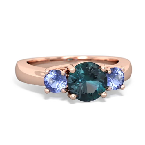 alexandrite-tanzanite timeless ring