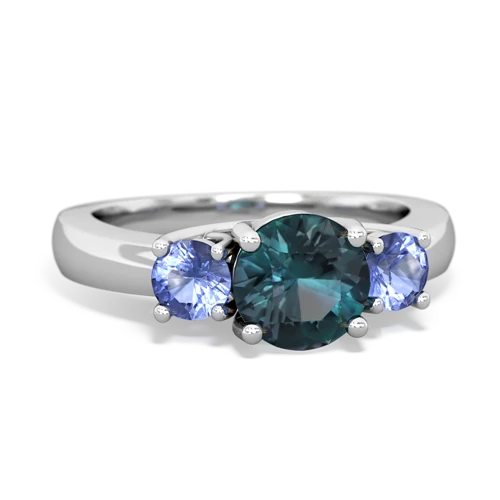 alexandrite-tanzanite timeless ring