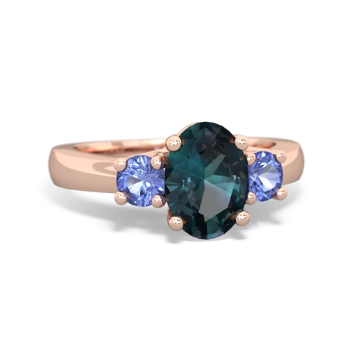 alexandrite-tanzanite timeless ring