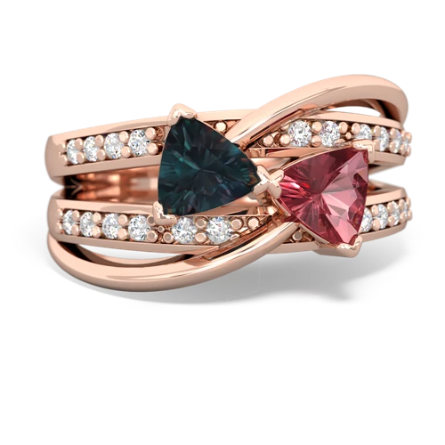 alexandrite-tourmaline couture ring