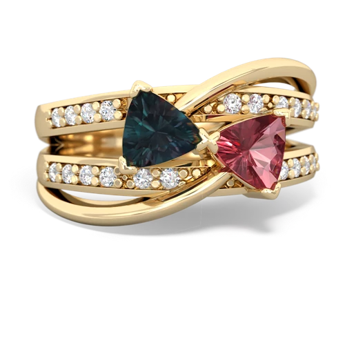 alexandrite-tourmaline couture ring