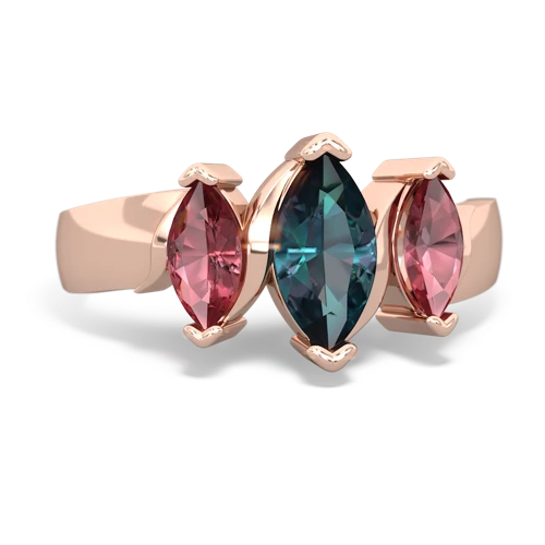 alexandrite-tourmaline keepsake ring