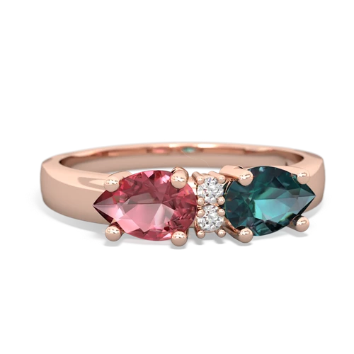 alexandrite-tourmaline timeless ring