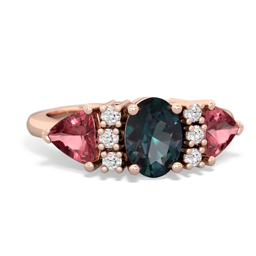 alexandrite-tourmaline timeless ring