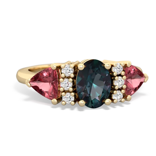 alexandrite-tourmaline timeless ring