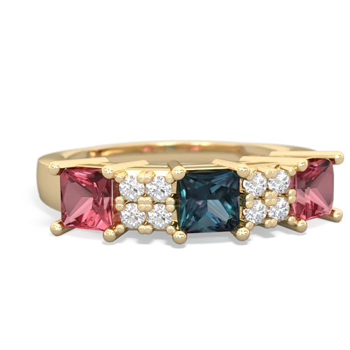 alexandrite-tourmaline timeless ring