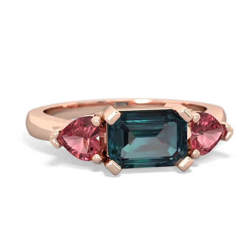 alexandrite-tourmaline timeless ring