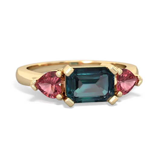 alexandrite-tourmaline timeless ring