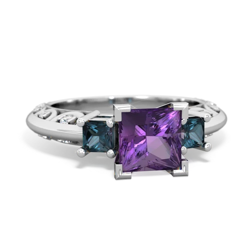 amethyst-alexandrite engagement ring