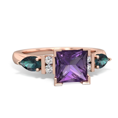 amethyst-alexandrite engagement ring