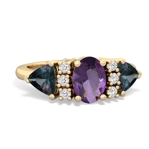 amethyst-alexandrite timeless ring