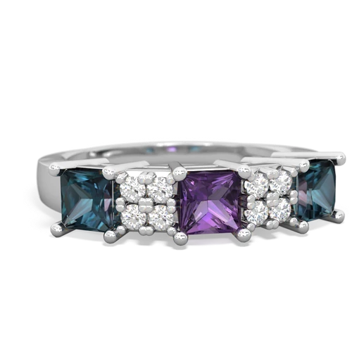 amethyst-alexandrite timeless ring