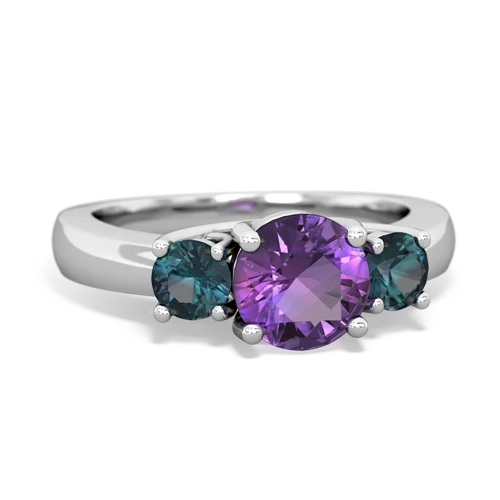 amethyst-alexandrite timeless ring