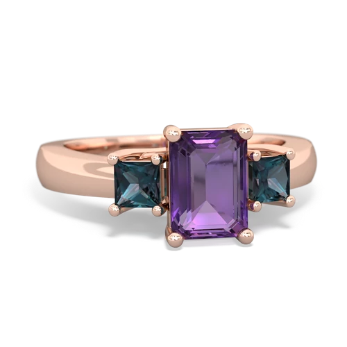 amethyst-alexandrite timeless ring