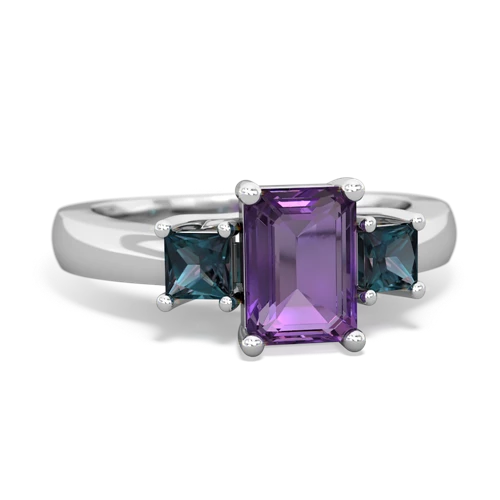 amethyst-alexandrite timeless ring