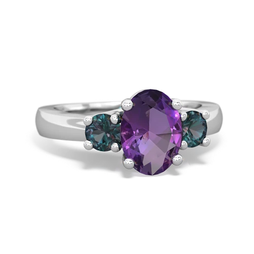 amethyst-alexandrite timeless ring