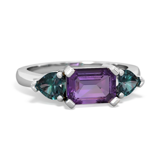 amethyst-alexandrite timeless ring