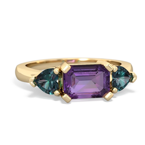 amethyst-alexandrite timeless ring