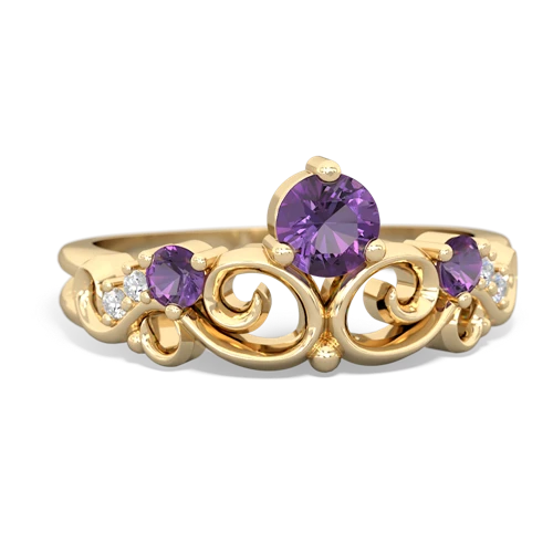 sapphire-ruby crown keepsake ring