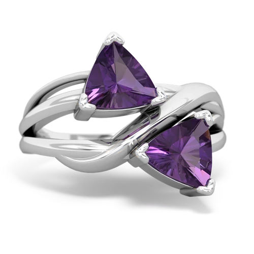 amethyst-amethyst filligree ring