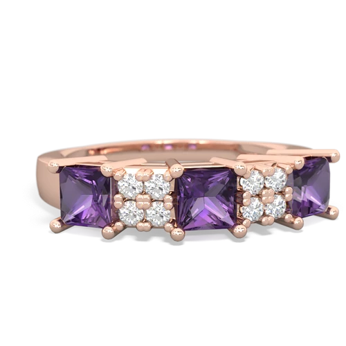 amethyst-pink sapphire timeless ring