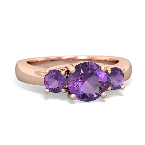 pink sapphire-blue topaz timeless ring