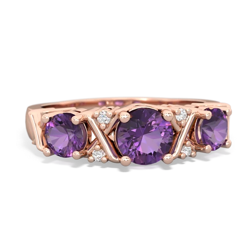 amethyst-amethyst timeless ring