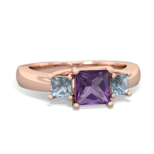 amethyst-aquamarine timeless ring