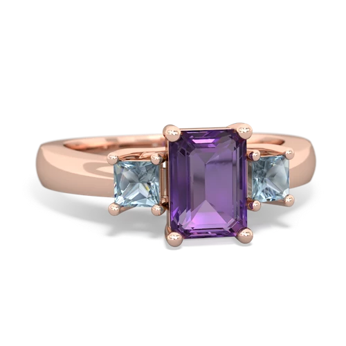 amethyst-aquamarine timeless ring