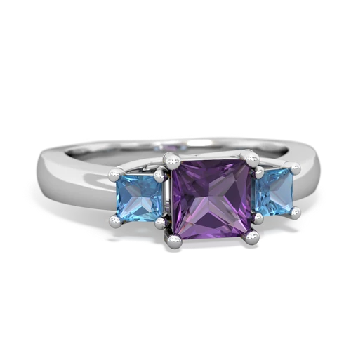 amethyst-blue topaz timeless ring