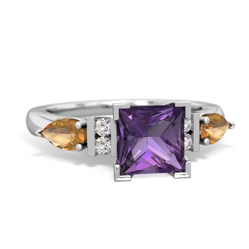 amethyst-citrine engagement ring