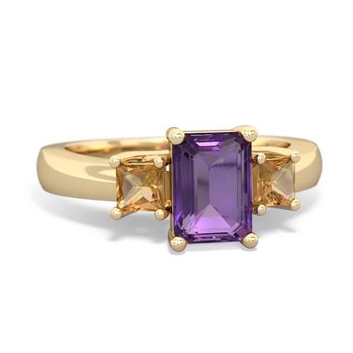 amethyst-citrine timeless ring