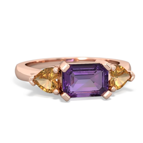 amethyst-citrine timeless ring