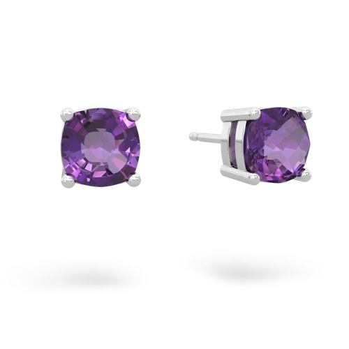 amethyst stud earrings