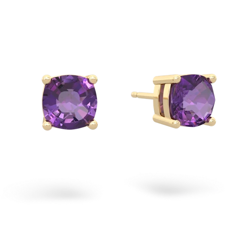 amethyst stud earrings