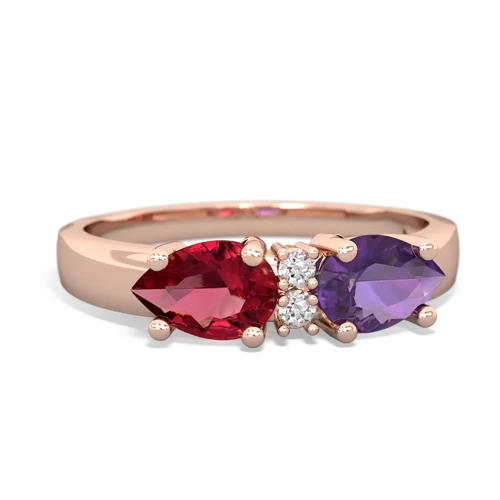 amethyst-lab ruby timeless ring