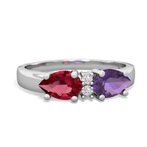 amethyst-lab ruby timeless ring